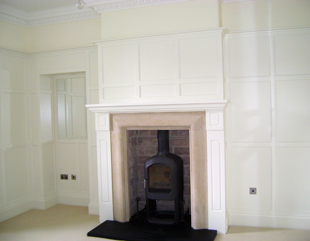 Kym Lodge fireplace